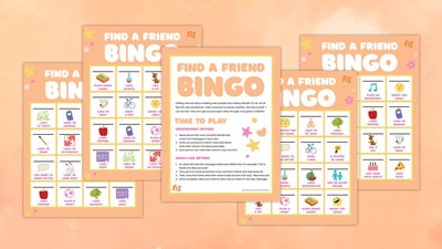Find a Friend Bingo printable