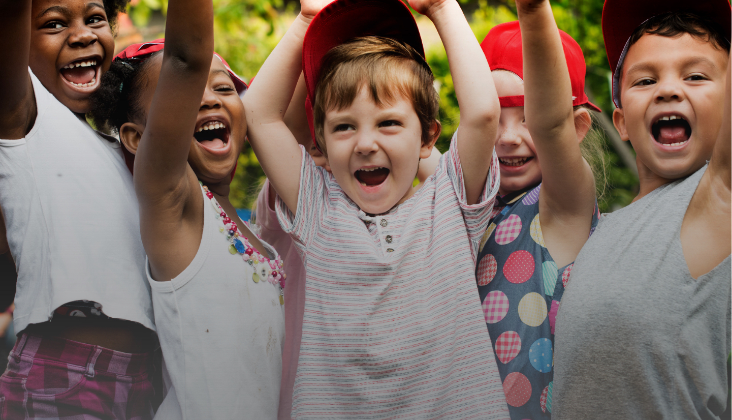 Happy children playing together - Sanford fit