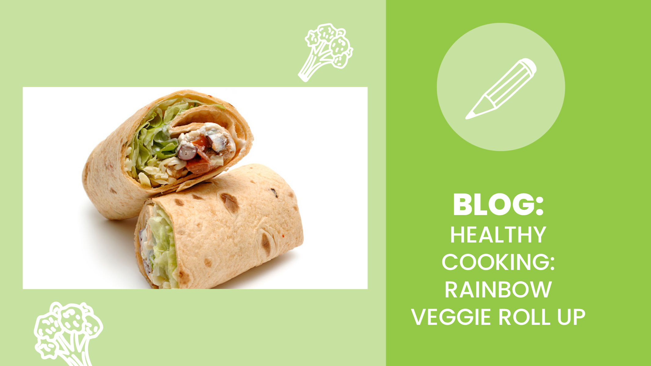 Healthy vegetable wrap that is easy to make for kids