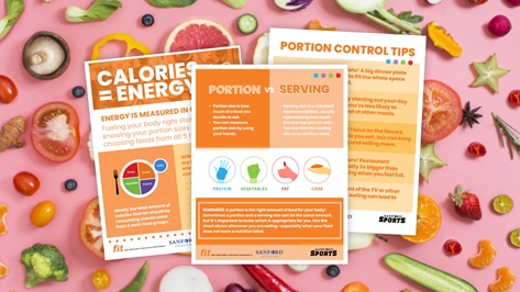 Take Control of Your Portions Poster