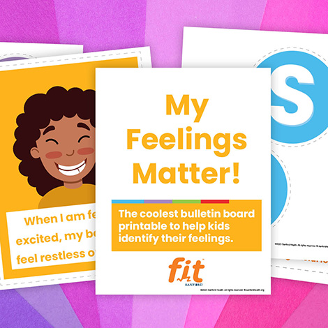 My Feelings Matter Bulletin Board Flatlay