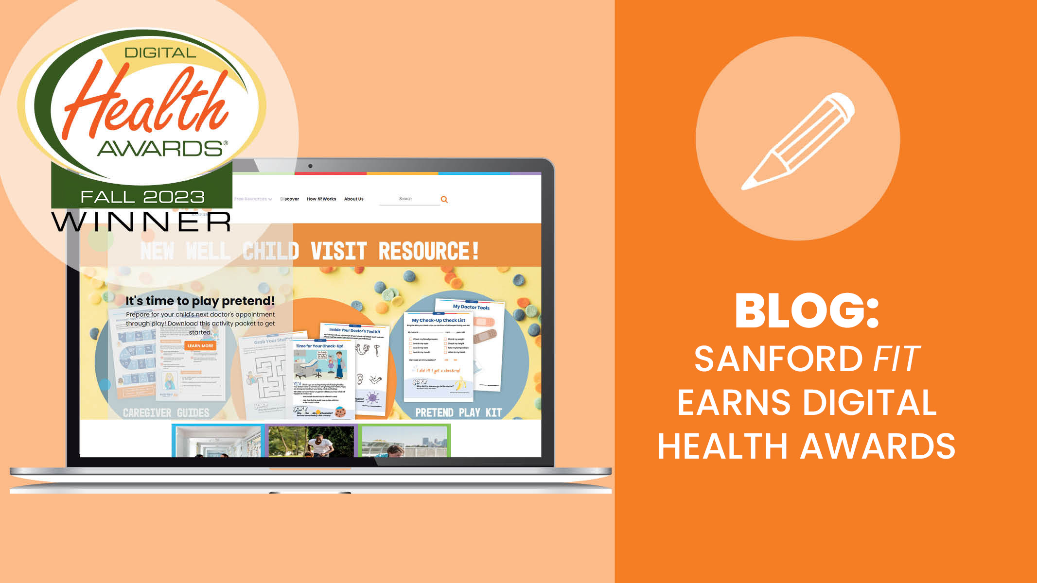 Sanford fit Earns Digital Health Awards blog - Sanford fit